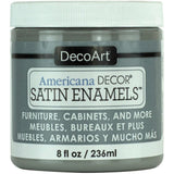 Americana Decor Satin Enamels 8oz - Smoke Grey*