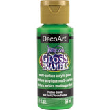 Americana Gloss Enamels Acrylic Paint 2oz - Festive Green