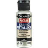 SoSoft Fabric Acrylic Metallic Paint 2oz - Pearl*