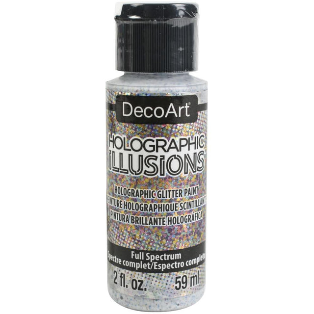 DecoArt Holographic Illusions Paint 2oz - Full Spectrum -Multi