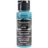 Americana Multi-Surface Satin Acrylic Paint 2oz - Deep Turquoise
