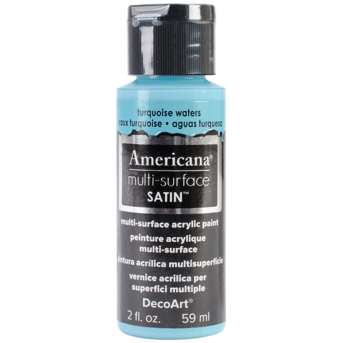 Americana Multi-Surface Satin Acrylic Paint 2oz - Turquoise Waters*