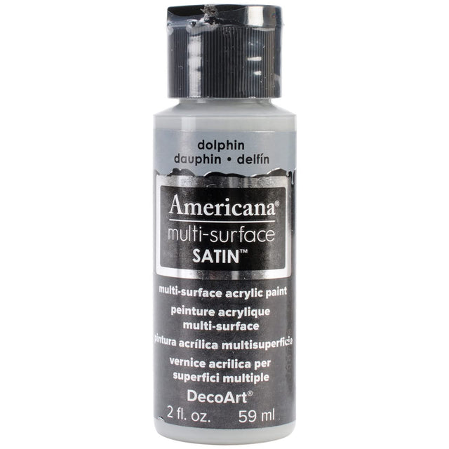 Americana Multi-Surface Satin Acrylic Paint 2oz - Dolphin*