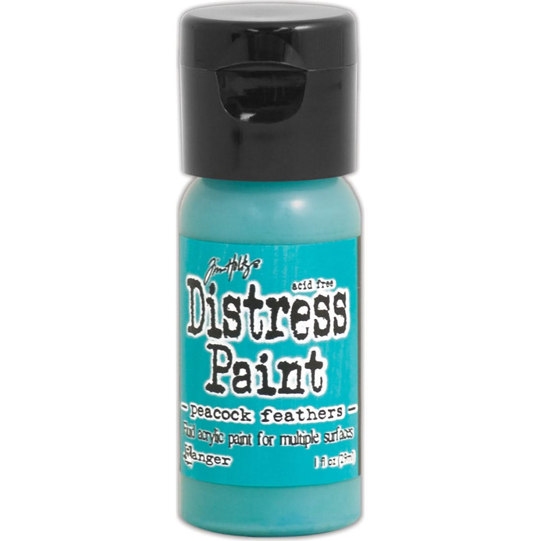 Tim Holtz Distress Paint Flip Top 1oz - Peacock Feathers