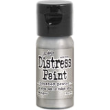 Tim Holtz Distress Paint Flip Top 1oz - Brushed Pewter