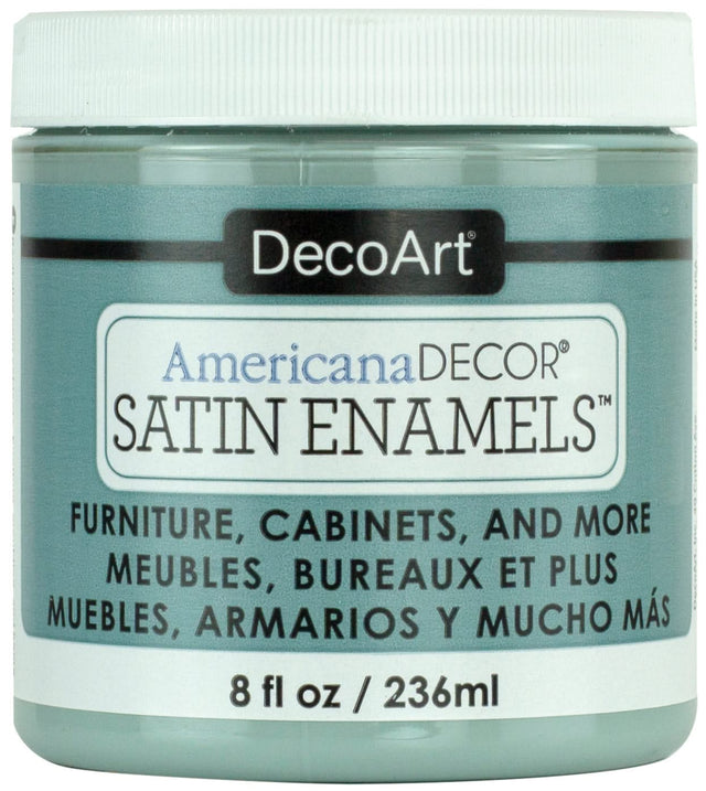 Americana Decor Satin Enamels 8oz - Seaside Blue