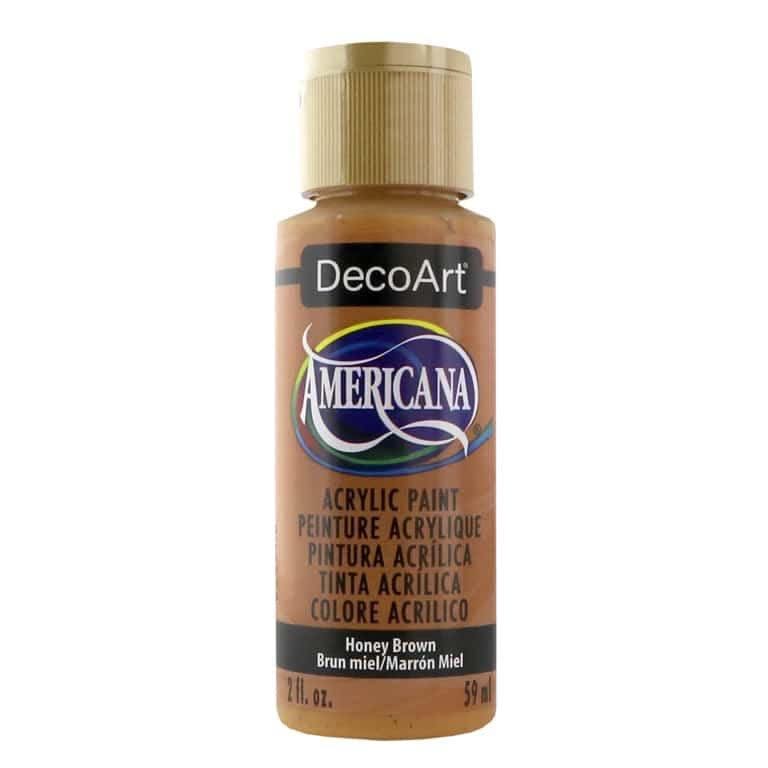 Deco Art Americana Acrylic Paint 2oz - Honey Brown - Opaque