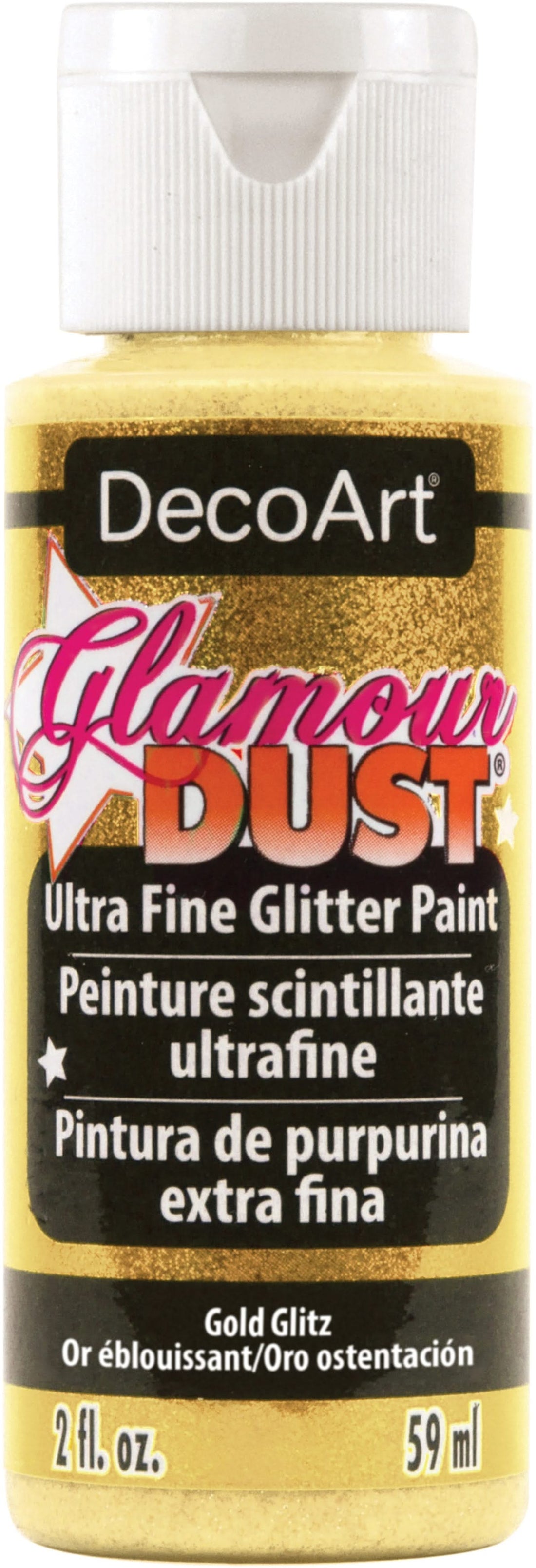 DecoArt Glamour Dust Glitter Paint 2oz - Gold Glitz*