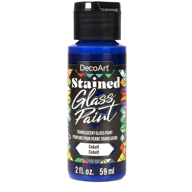 DecoArt Stained Glass Paint 2oz - Cobalt*