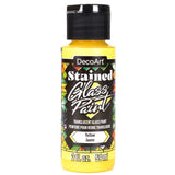 DecoArt Stained Glass Paint 2oz - Yellow*