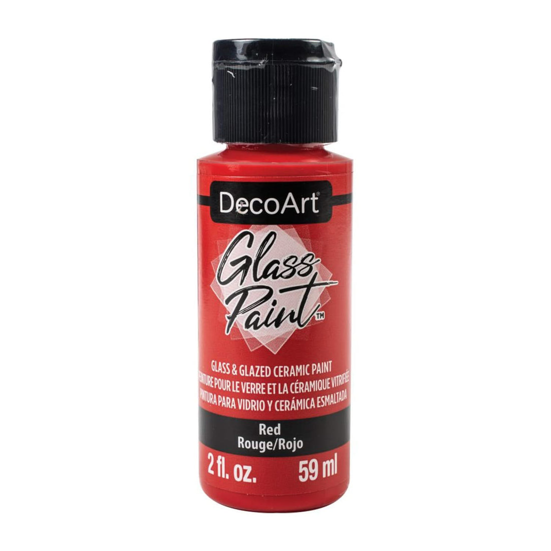 DecoArt Glass Paint 2oz - Red*