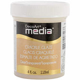DecoArt - Media Crackle Glaze 4oz - Clear