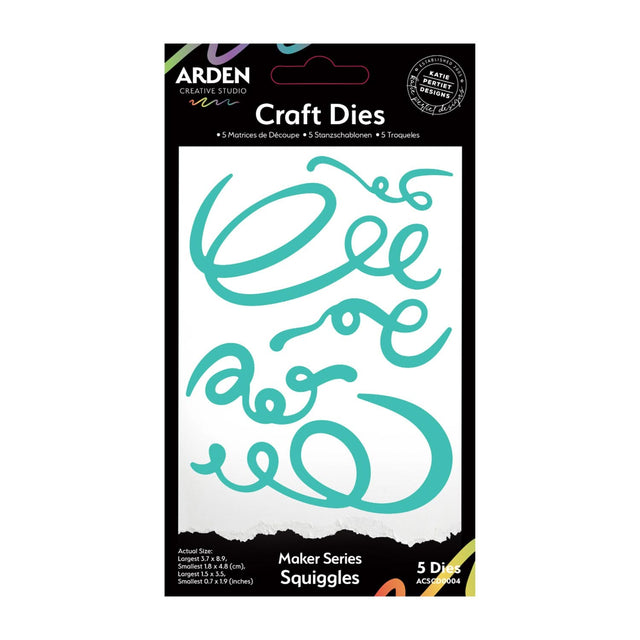 Arden Creative Studio Maker Series - Squiggles Craft Die Set