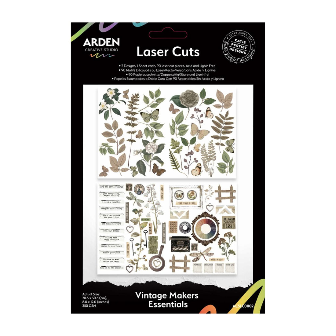 Arden Creative Studio Vintage Makers Essentials Laser Cuts