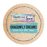 Arden Creative Studio TEXT(ures) By Lou Collins - Dragonfly Dreams Kiss-Cut PET Tape 5cm x 5m