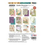 Arden Creative Studio Garden Chronicles Paper Pad packaging with various paper designs.