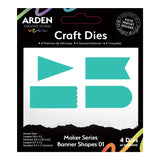 Arden Creative Studio Maker Series - Banner Shape 01 Craft Die Set