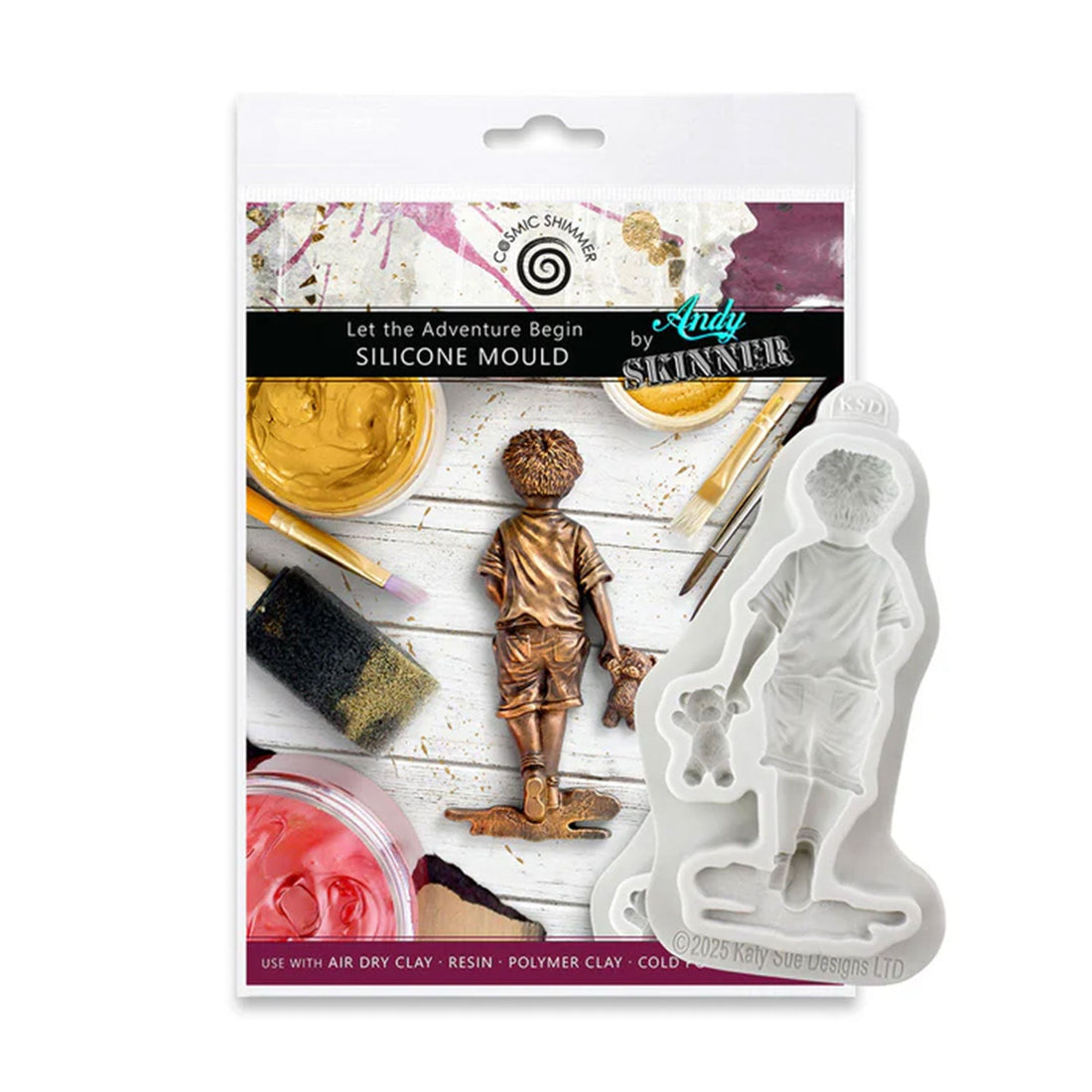 Andy Skinner Silicone Mould - Let the Adventure Begin