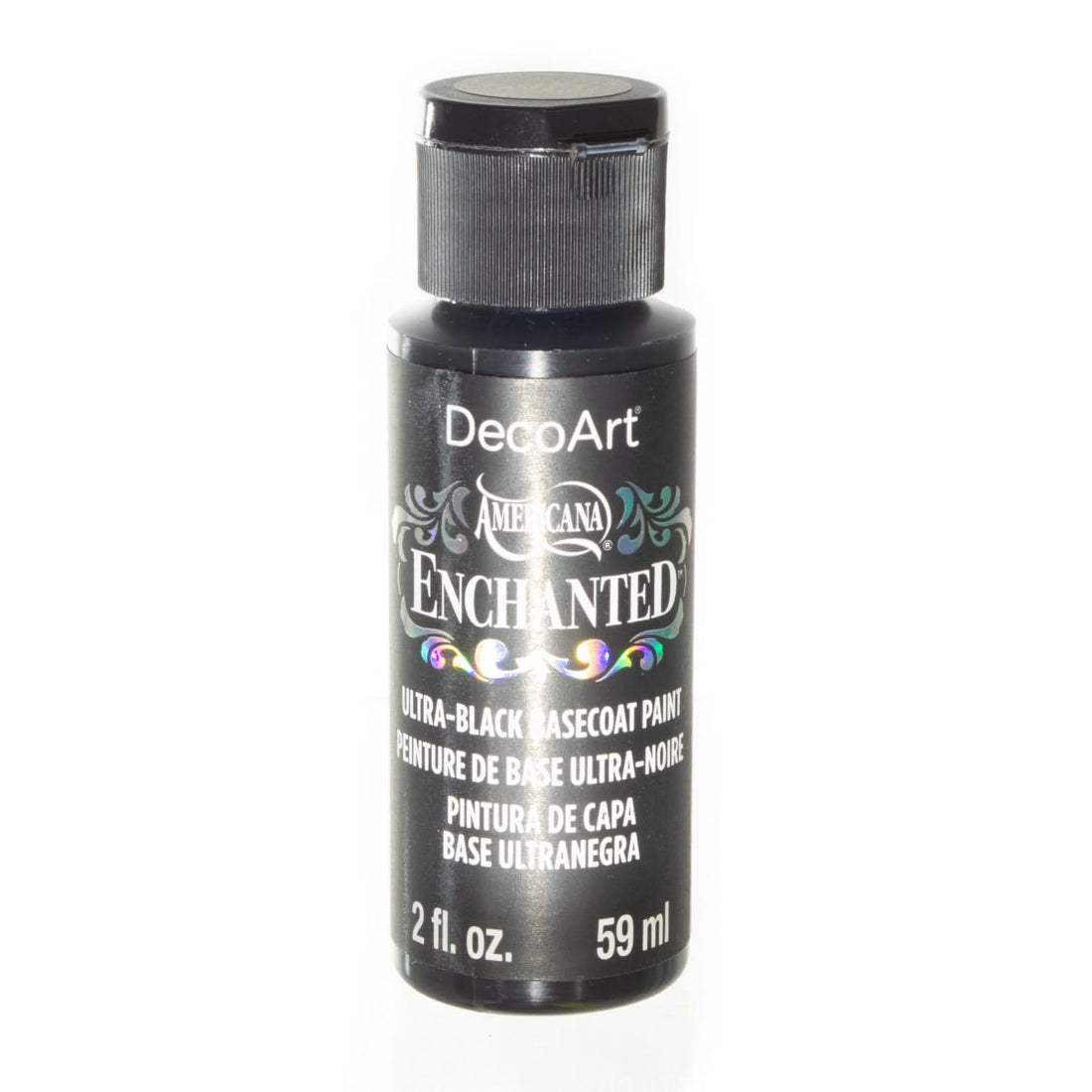 Americana Enchanted Paint 2oz - Ultra Black Basecoat
