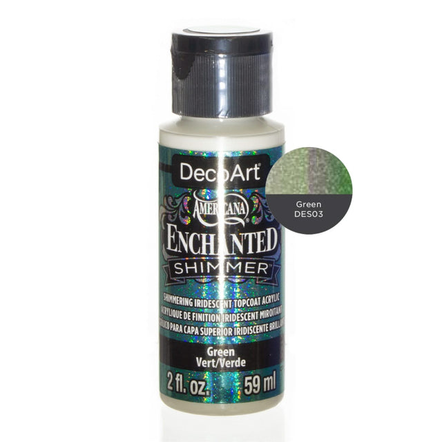 Americana Enchanted Shimmer Paint 2oz - Green