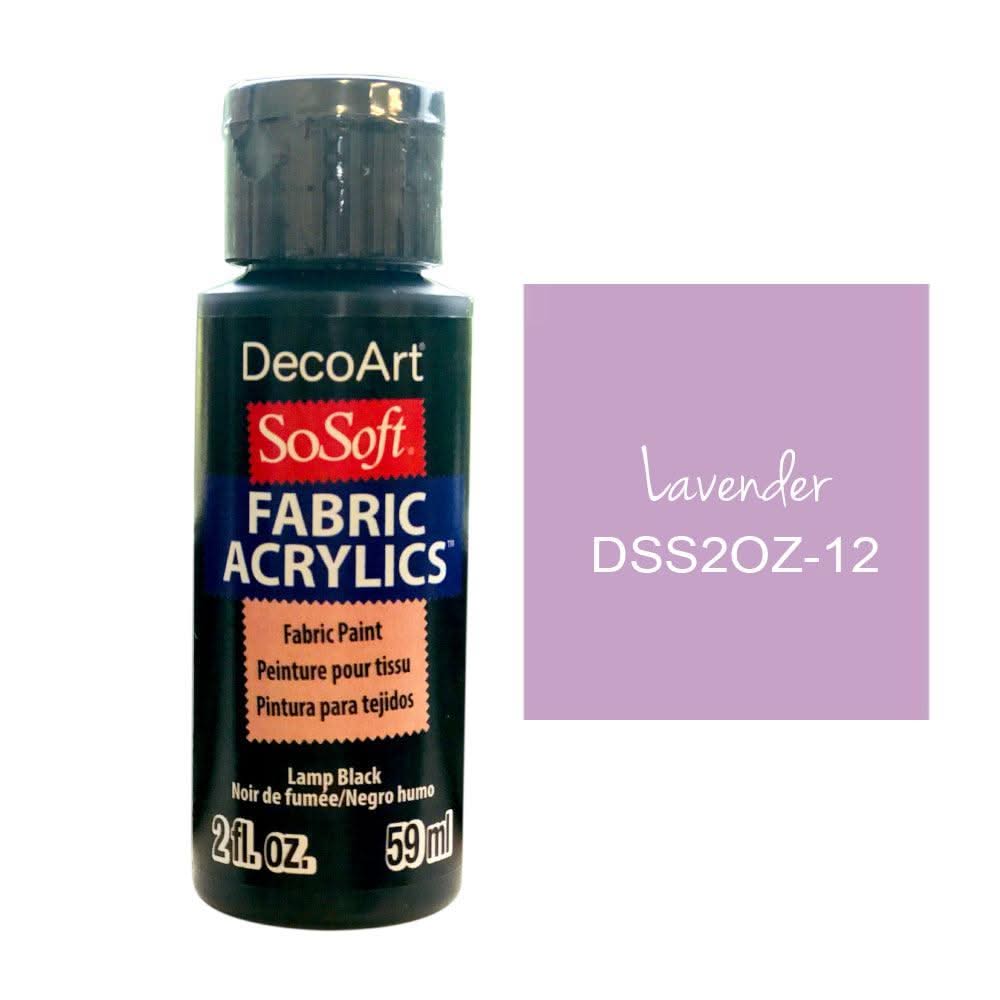 Deco Art - SoSoft Fabric Acrylic Paint 2oz - Lavender