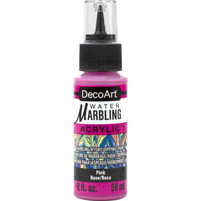 DecoArt Water Marbling Paint 2oz - Pink