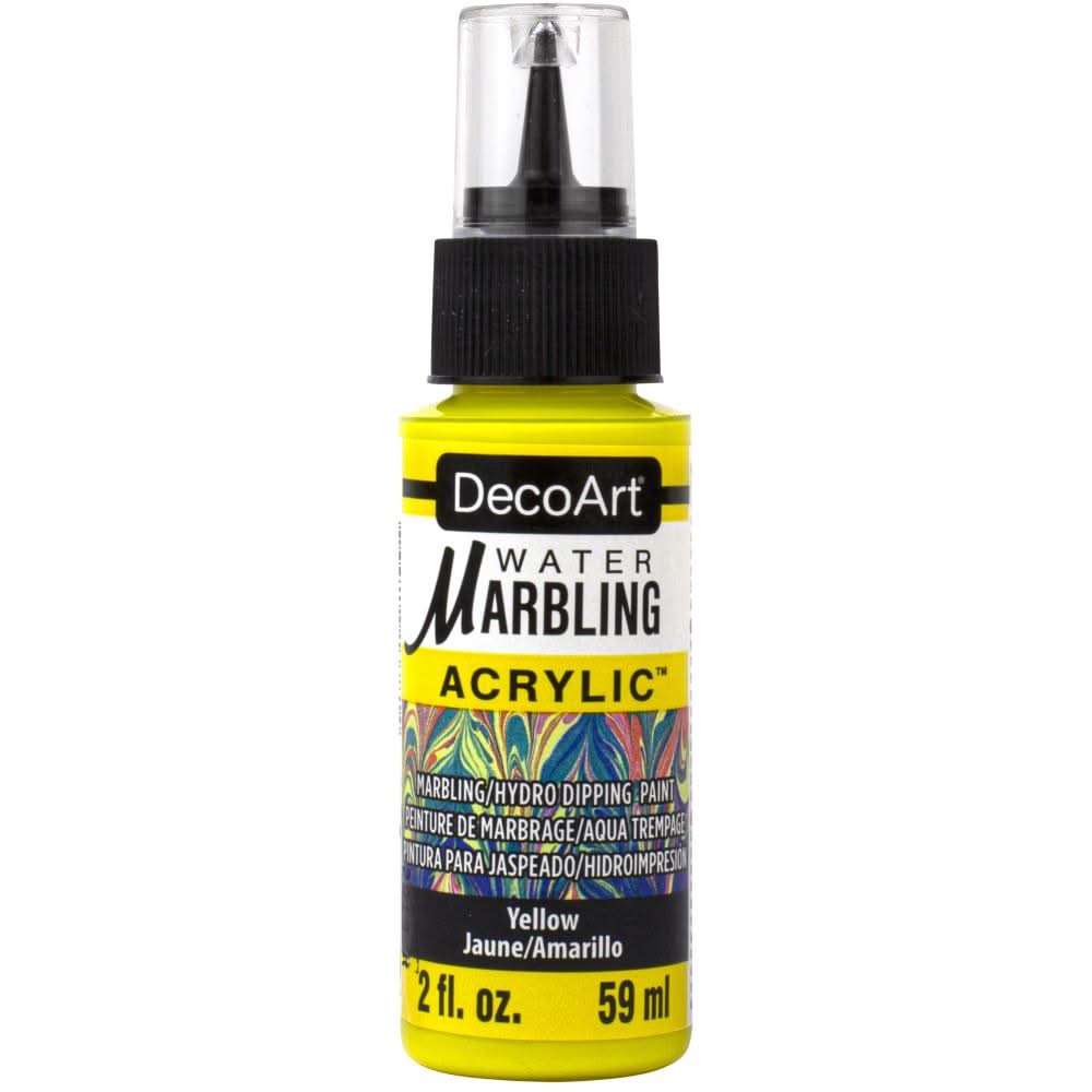 DecoArt Water Marbling Paint 2oz - Yellow*