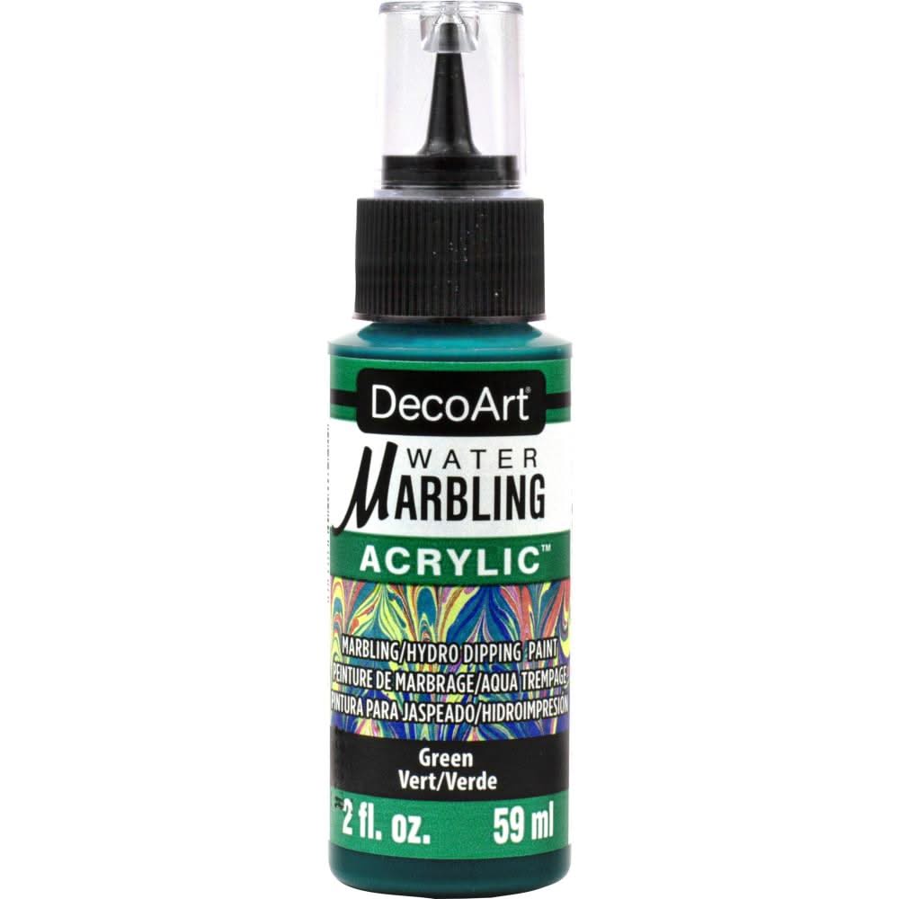 DecoArt Water Marbling Paint 2oz - Green