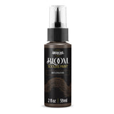 A bottle of Americana BLOOM Textured Paint in Battlefield Soil, featuring a black spray cap and a textured brown paint container on a white background.
