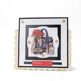 Katy Sue Die Cut Decoupage 3/Pkg - Scarlet Chic
