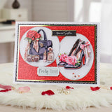 Katy Sue Die Cut Decoupage & Embellishment Collection 10/Pkg - Rose Couture