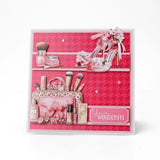 Katy Sue Die Cut Embellishments 3 Sheets - Rose Couture