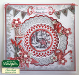 Decorative card with floral elements and 'Thanks for being there MUM' text, featuring Katelyn Pan Designs branding.