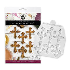 Cosmic Shimmer Silicone Mould - Decorative Crosses