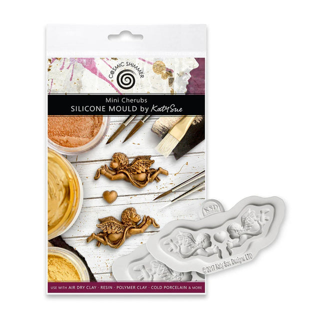 Cosmic Shimmer Silicone Mould - Mini Cherubs