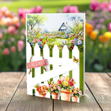 Katy Sue Die Cut Decoupage & Embellishments Set 3/Pkg - Garden Flowers