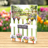 Katy Sue Die Cut Decoupage & Embellishments Set 3/Pkg - Garden Flowers