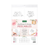 Package of Weddings & Wishes Peelables with floral and text design on a white background