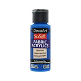 Deco Art - SoSoft Fabric Acrylic Paint 2oz - Mediterranean Blue