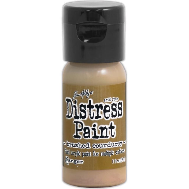 Tim Holtz Distress Paint Flip Top 1oz - Brushed Corduroy