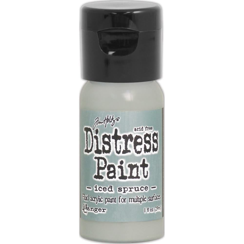 Tim Holtz Distress Paint Flip Top 1oz - Iced Spruce