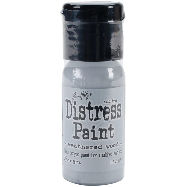Tim Holtz Distress Paint Flip Top 1oz - Weathered Wood