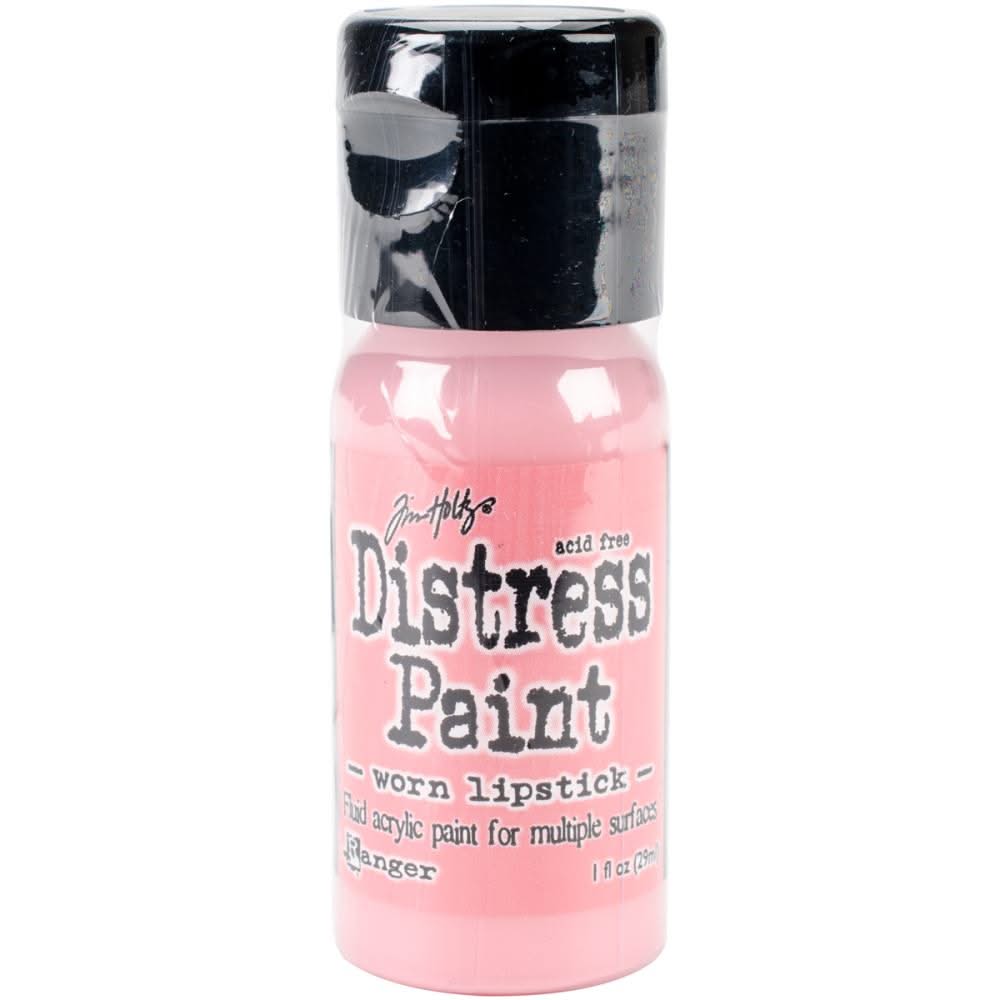Tim Holtz Distress Paint Flip Top 1oz - Worn Lipstick