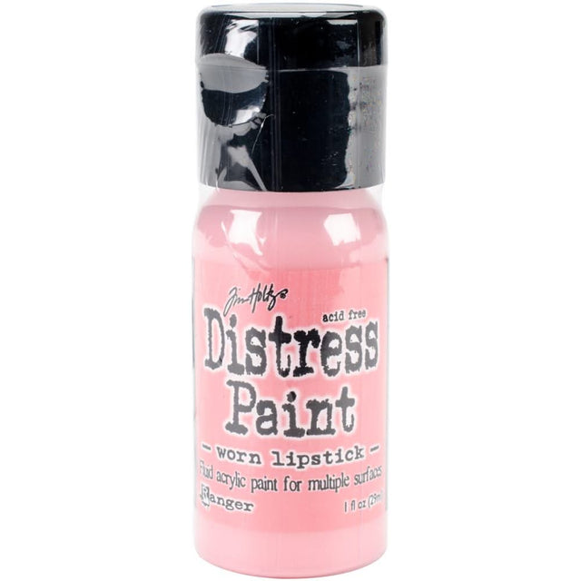 Tim Holtz Distress Paint Flip Top 1oz - Worn Lipstick