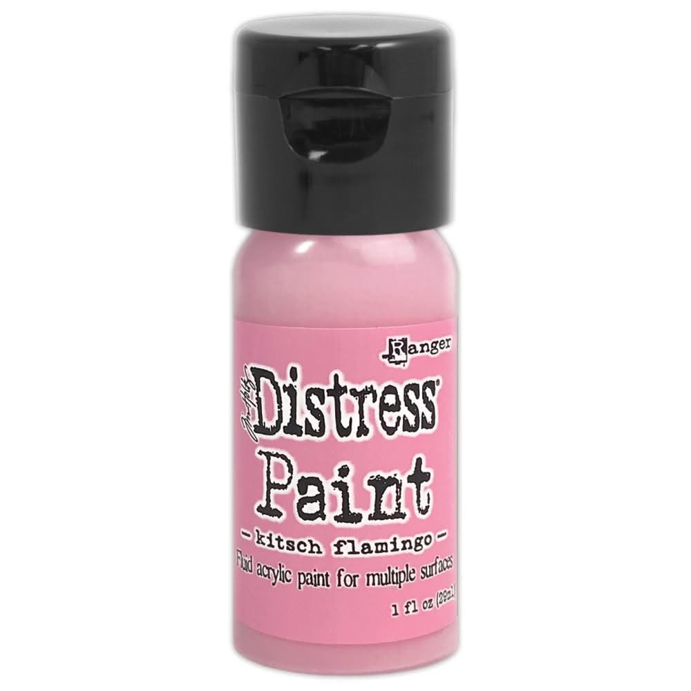 Tim Holtz Distress Paint Flip Top 1oz - Kitsch Flamingo