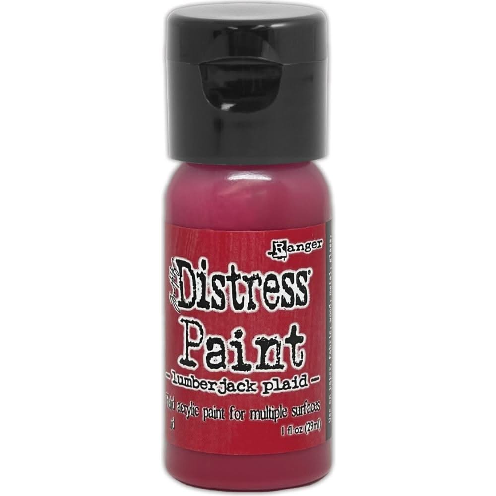 Tim Holtz Distress Paint Flip Top 1fl.oz. - Lumberjack Plaid