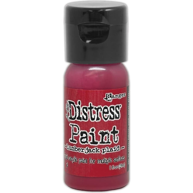 Tim Holtz Distress Paint Flip Top 1fl.oz. - Lumberjack Plaid