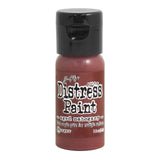 Bottle of Tim Holtz Distress Paint in Aged Mahogany color on a white background