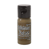 Bottle of Tim Holtz Distress Paint with a black cap on a white background