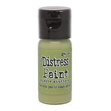 Bottle of Tim Holtz Distress Paint with black cap on a white background